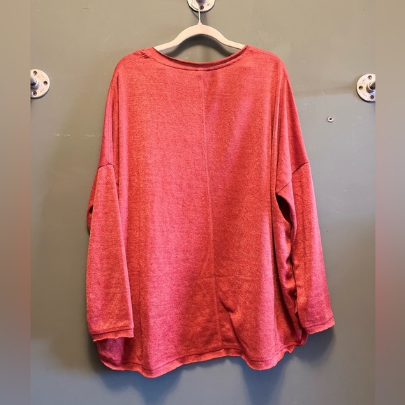 Wishlist M/L rust/ red thin sweater/ top NWT - Picture 6 of 6